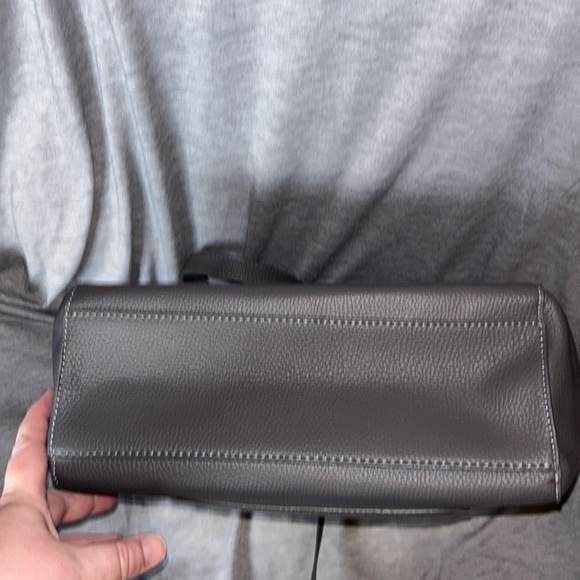 Brand new Love & Lore smaller grey vegan leather tote bag. - Picture 10 of 11